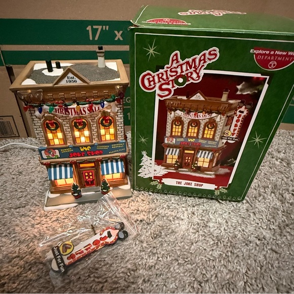 Department 56 A Christmas Story The Joke Shop